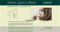 Desktop Screenshot of karenlynnssalon.com